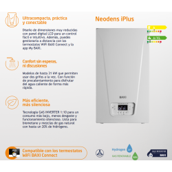 Características y ventajas Caldera BAXI NEODENS iPLUS 24/24 F