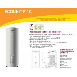 prestaciones InterAcumulador FERROLI ECOUNIT F 100-1C
