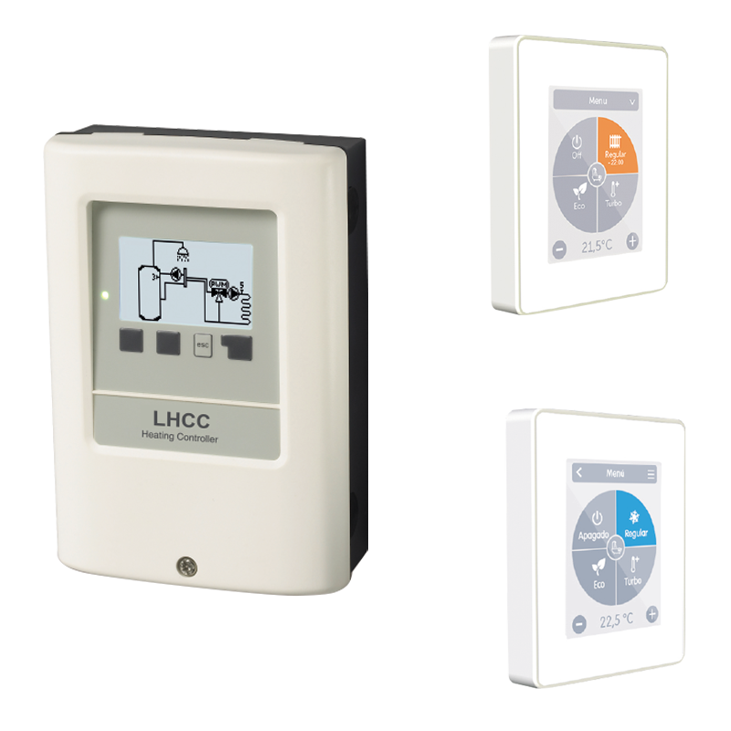 control de acs y calefaccion suelo radiante SOREL LHCC
