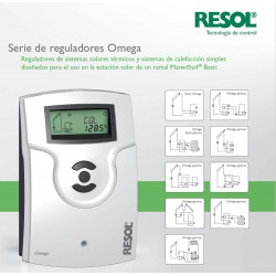 prestaciones termostato diferencial resol omega beta con 3 sondas