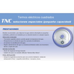 prestaciones termo electrico 15 litros cointra tnc 15