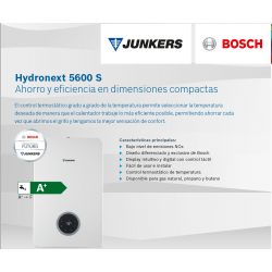 prestaciones calentador JUNKERS HYDRONEXT 5600 WTD 12-3