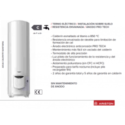 funciones Termo ARISTON PRO ZEN HPC 300 ST EU