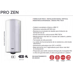 Caracteristicas Termo ARISTON PRO ZEN HPC 200 V EU