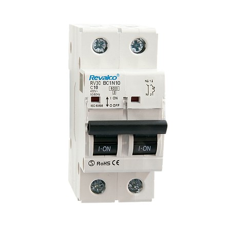 Magnetotérmico REVALCO RV30 6KA 1P+N 16A