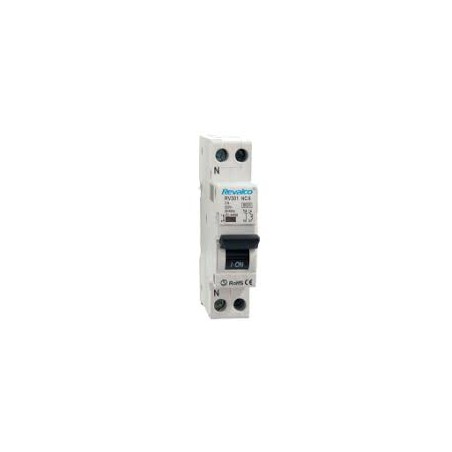 Magnetotérmico REVALCO RV30 6KA 1P+N 16A 1 modulo