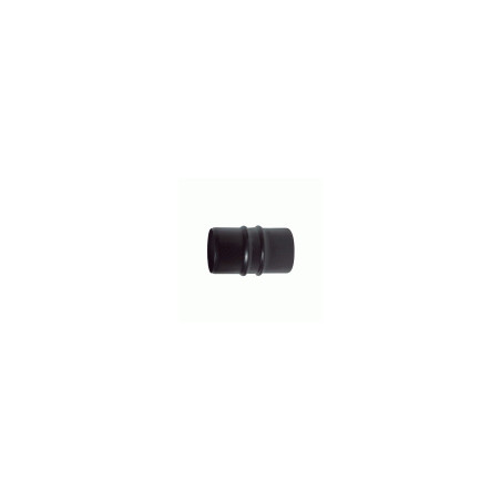 Manguito simple M-M para estufas de pellet Ø80