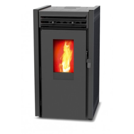 Estufa de pellet LASIAN AUDAX 10kW Negra