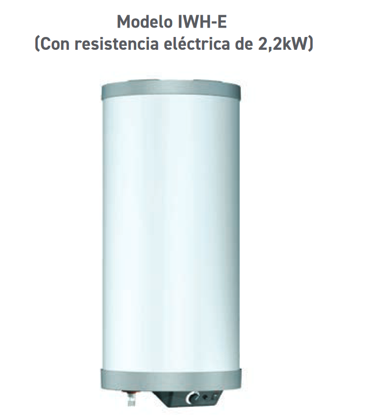 El Interacumulador CABEL IWH 210 Litros es una solución avanzada para la producción de agua caliente sanitaria (ACS) en aplicaciones domésticas y residenciales. Este modelo destaca por su tecnología Tank in Tank, que maximiza la producción de ACS mientras minimiza el mantenimiento requerido, lo que lo convierte en una opción ideal para quienes buscan eficiencia y durabilidad. Tecnología y Diseño  El interacumulador cuenta con un diseño robusto y eficiente, con una capacidad total de 203 litros y una capacidad de ACS de 126 litros, lo que asegura un suministro abundante de agua caliente. Su revestimiento interno de acero inoxidable proporciona una resistencia superior a la corrosión, prolongando la vida útil del equipo y garantizando un rendimiento óptimo a lo largo del tiempo. Aislamiento y Eficiencia  Para asegurar la máxima eficiencia energética, el CABEL IWH está equipado con un aislamiento de espuma de poliuretano de 30 mm de espesor, que reduce al mínimo las pérdidas de calor. El acabado exterior en polipropileno resistente a impactos no solo ofrece una protección adicional sino que también contribuye a la durabilidad del equipo. Versatilidad de Instalación  Con unas dimensiones de 148x53 cm, este interacumulador está diseñado para una instalación versátil, ya sea en el suelo o de manera mural vertical. La facilidad de instalación se complementa con la ausencia de resistencia eléctrica, lo que simplifica el mantenimiento y reduce los costes operativos.