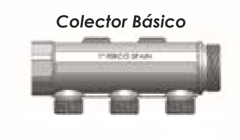 Colector Metal 4 vías FERCO 4 x ½” M