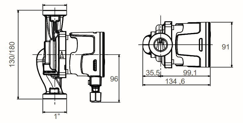 Ficha técnica de la bomba Dab Sol 15/14.5