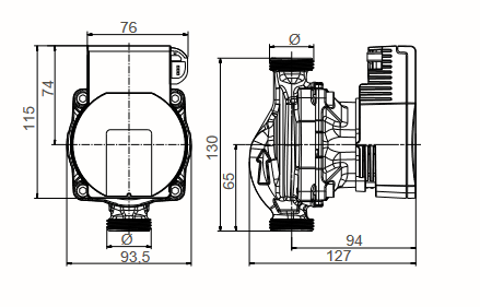 Ficha técnica de la bomba Wilo ST 15/13 PWM