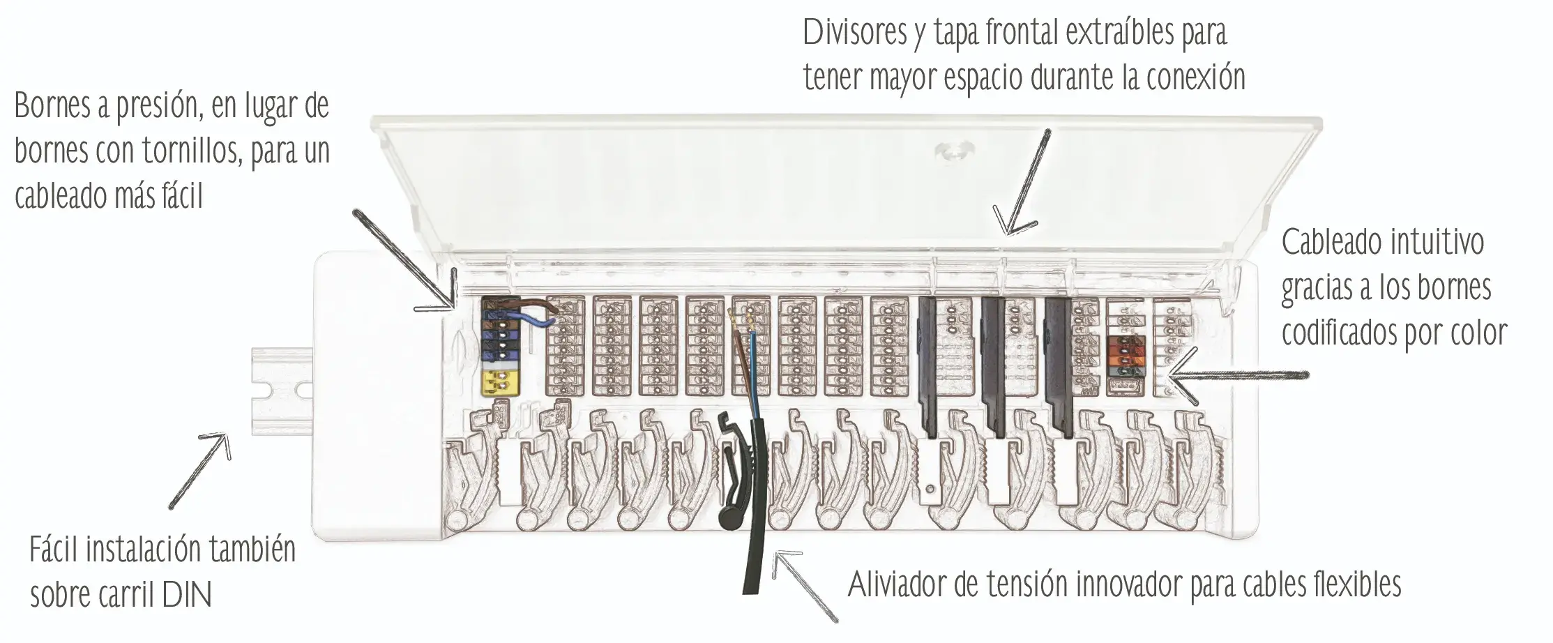 Con un diseño modular y una fácil instalación, el °CALEONbox está pensado para simplificar el proceso de configuración y puesta en marcha. El asistente de instalación asegura que el sistema se configure de forma rápida y precisa, sin complicaciones, para que puedas disfrutar de un clima confortable en todo tu hogar sin demoras.