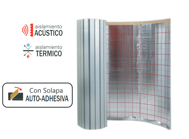 El rollo está diseñado para tuberías de Ø16, 17, 18 y 20, y su sistema de sujeción mediante grapas asegura un montaje rápido y seguro. Con una solapa longitudinal de 30 mm para una unión firme entre paneles, garantiza estanqueidad y evita la pérdida de calor, mejorando así la eficiencia energética del sistema de calefacción por suelo radiante.