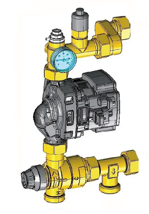 Grupo De Bombeo Wilo STG 15/8 Hybrid FERCO 3 vías DN20 R0N-SG8