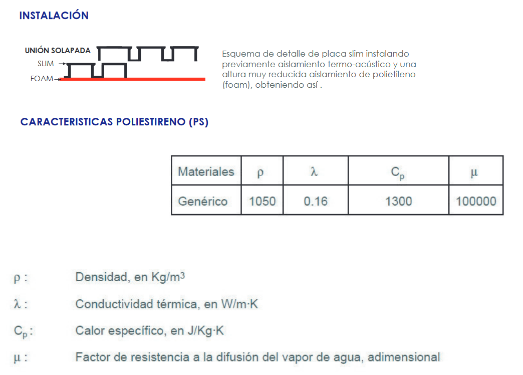 Características e Instalación