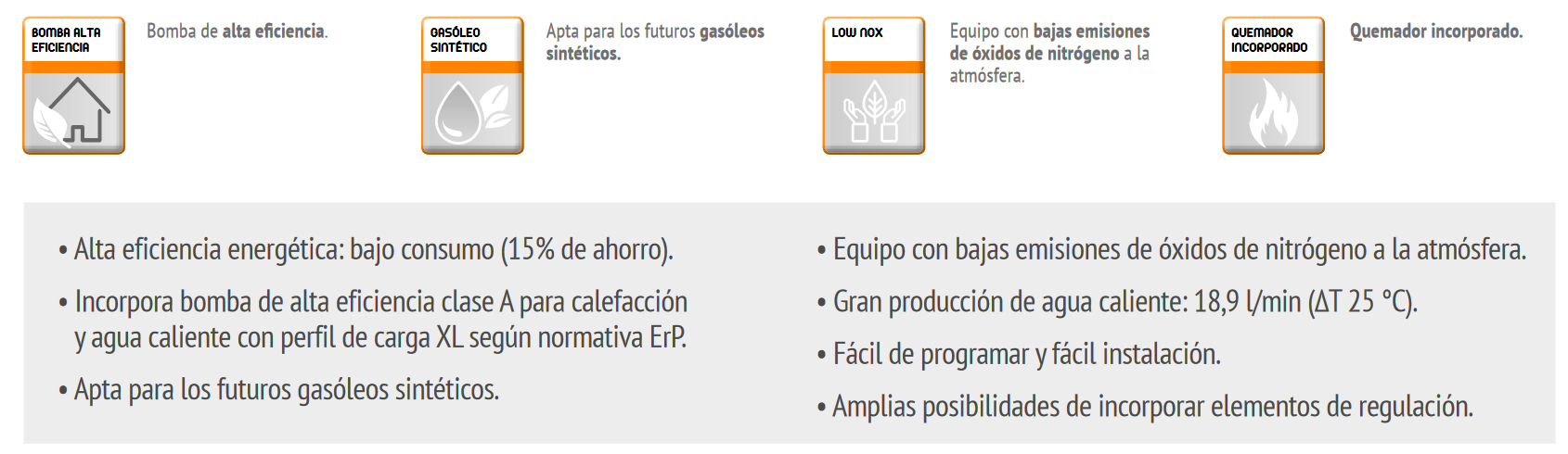 Prestaciones y Características