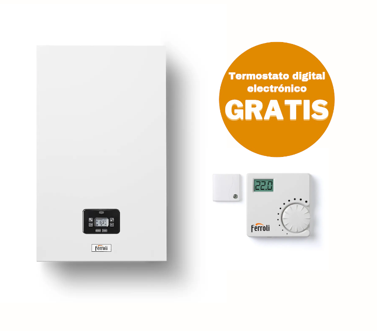 Llévate gratis un Termostato digital FERROLI FER 8 RF!