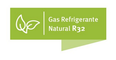 Compromiso con el Medio Ambiente       Refrigerante Ecológico R32: No daña la capa de ozono.     Eficiencia Energética: Clasificación A++ en refrigeración y A+ en calefacción.     Función de Ahorro de Energía: Mantiene la temperatura ambiente a 27°C automáticamente en modo refrigeración.