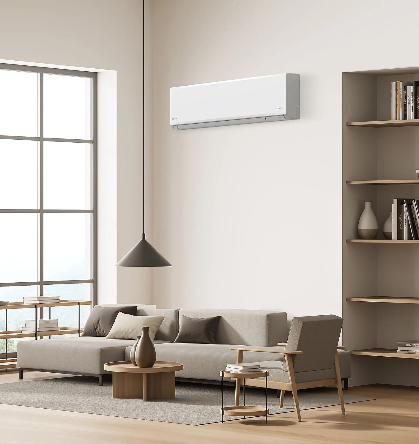 ¡Mantén tu hogar fresco todo el año con el Aire Acondicionado FUJITSU ASY 20 KN con WiFi integrado!