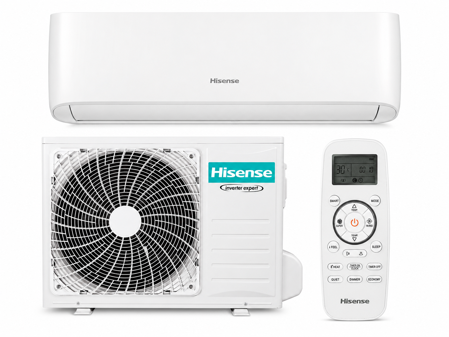 Aire Acondicionado HISENSE BRISSA CA50XS1A R32: potencia 5,0 kW, eficiencia A++ y climatización inteligente El Aire Acondicionado HISENSE BRISSA CA50XS1A R32 es una solución de climatización potente, eficiente y funcional, ideal para salones medianos, comedores, oficinas, despachos amplios o estancias donde se necesita una mayor capacidad de refrigeración y calefacción. Este equipo combina tecnología Inverter, gas refrigerante R32, eficiencia energética A++ en refrigeración, modo Smart, modo Eco, función I Feel, autolimpieza, temporizador 24 horas, display LED, modo Sleep y funcionamiento silencioso. Con una capacidad de refrigeración de 5.000 W, equivalente aproximadamente a 4.300 frigorías/hora, y una capacidad calorífica de 5.600 W, equivalente aproximadamente a 4.816 Kcal/h, este modelo es recomendable para estancias de aproximadamente 35 a 45 m². En condiciones favorables de aislamiento, orientación y baja exposición solar, puede cubrir espacios algo superiores, manteniendo una buena relación entre potencia, confort y consumo. Más potencia para salones, oficinas y estancias amplias Este modelo está pensado para climatizar espacios donde un equipo de menor capacidad podría quedarse corto. Sus 5,0 kW en refrigeración permiten enfriar estancias medianas y amplias de forma eficaz, mientras que sus 5,6 kW en calefacción ofrecen un apoyo térmico muy práctico durante el invierno o en épocas de entretiempo. Es una opción adecuada para salones, comedores, oficinas, despachos grandes o zonas abiertas, siempre teniendo en cuenta el aislamiento, la orientación, la altura del techo y la exposición solar de la estancia. Tecnología Inverter para mayor eficiencia y temperatura estable La tecnología Inverter permite que el compresor ajuste su funcionamiento de forma progresiva según las necesidades reales de climatización. En lugar de trabajar con arranques y paradas constantes, el equipo adapta su potencia para mantener una temperatura más estable. Esto permite conseguir mayor confort, menor consumo eléctrico y un funcionamiento más eficiente. Además, al reducir los picos de funcionamiento, se mejora la durabilidad del sistema y se consigue una climatización más suave y constante. Eficiencia energética A++ en refrigeración Este equipo ofrece clasificación energética A++ en refrigeración y A+ en calefacción en clima medio, lo que lo convierte en una opción eficiente para climatizar estancias de mayor tamaño con un consumo optimizado. Cuenta con un SEER de 6,1 en modo frío y un SCOP de 4,0 en calefacción. Su consumo anual aproximado es de 287 kWh en refrigeración y 1.470 kWh en calefacción en clima medio, ofreciendo una buena relación entre potencia, rendimiento y ahorro energético. Para el usuario, esto supone más confort durante todo el año y un consumo más controlado frente a equipos menos eficientes. Gas refrigerante R32: rendimiento eficiente y menor impacto ambiental El sistema utiliza gas refrigerante R32, una tecnología más actual que mejora la eficiencia del equipo y reduce el impacto ambiental frente a refrigerantes anteriores como el R410A. El R32 destaca por tener un potencial de calentamiento atmosférico más bajo y por necesitar menor cantidad de refrigerante para ofrecer un buen rendimiento. Esto convierte al equipo en una opción más eficiente y adaptada a las exigencias actuales de climatización. Modo Smart: confort automático según la estancia El modo Smart permite que el aire acondicionado ajuste automáticamente su funcionamiento en función de la temperatura de la habitación. El equipo selecciona los parámetros más adecuados para mantener un ambiente confortable sin que el usuario tenga que modificar constantemente la configuración. Esta función resulta muy práctica para quienes buscan un uso sencillo, cómodo y eficiente, ya que el sistema adapta el funcionamiento de forma automática para mantener una temperatura agradable. Modo Eco para reducir el consumo eléctrico El modo Eco está diseñado para optimizar el consumo durante el funcionamiento del equipo. Esta función permite mantener una climatización agradable reduciendo el gasto energético, especialmente cuando no se necesita la máxima potencia. Es una prestación muy útil para usos prolongados, jornadas de teletrabajo, oficinas o salones donde el equipo puede permanecer encendido varias horas. Para el usuario, supone más ahorro, mayor eficiencia y mejor control del consumo diario. Función I Feel: temperatura más precisa donde está el usuario La función I Feel permite que el sensor del mando a distancia detecte la temperatura ambiente en la zona donde se encuentra el usuario. Esta información se transmite a la unidad interior para ajustar el funcionamiento con mayor precisión. De esta forma, el equipo no toma como referencia únicamente la temperatura cercana al split, sino la temperatura real del punto donde se utiliza el mando. El resultado es un confort más personalizado, una temperatura más estable y un uso más eficiente de la energía. Autolimpieza para mantener el equipo en mejores condiciones La función de autolimpieza ayuda a mantener la unidad interior más limpia, favoreciendo una salida de aire más saludable y conservando la eficiencia del sistema durante más tiempo. Esta prestación contribuye a reducir la acumulación de humedad, polvo e impurezas en el interior del equipo. Un sistema más limpio trabaja mejor, mantiene un rendimiento más estable y ayuda a conservar una mejor calidad del aire en la estancia. Modo Sleep para mayor confort nocturno El modo Sleep está pensado para mejorar el descanso durante la noche. Esta función ajusta progresivamente el funcionamiento del aire acondicionado para evitar cambios bruscos de temperatura mientras duermes. Además, ayuda a reducir el consumo energético durante las horas nocturnas, cuando la demanda de climatización suele ser menor. Es una prestación muy útil para dormitorios grandes, salones de descanso o estancias donde se busca un funcionamiento más suave. Funcionamiento silencioso y cómodo Este modelo ofrece distintos niveles de presión sonora en la unidad interior, desde 33 dB(A) en los modos más bajos, lo que permite disfrutar de una climatización cómoda en salones, oficinas o estancias de uso habitual. Sus diferentes velocidades de ventilación permiten adaptar el caudal de aire a cada momento, combinando potencia, confort acústico y distribución eficiente del aire. Temporizador 24 horas y manejo sencillo El equipo incorpora temporizador de 24 horas, una función muy práctica para programar el encendido o apagado según los hábitos del usuario. Permite preparar la estancia antes de llegar, evitar consumos innecesarios y mejorar la eficiencia diaria. También incluye mando a distancia inalámbrico LCD, display LED en el panel frontal, control del ventilador interior con varias velocidades y funcionamiento automático, ofreciendo un uso cómodo e intuitivo. Distribución del aire con oscilación automática El sistema incorpora persianas verticales de oscilación automática, que ayudan a distribuir el aire de forma más homogénea por la estancia. Esta función mejora la sensación térmica y evita que el flujo se concentre en un solo punto. Gracias a esta distribución, la habitación alcanza antes una temperatura confortable y se mantiene un ambiente más equilibrado, tanto en modo frío como en modo calor. Funcionamiento en condiciones exigentes Este equipo puede trabajar en refrigeración con temperaturas exteriores de -15 ºC a 43 ºC y en calefacción con un rango de -15 ºC a 24 ºC, ofreciendo versatilidad durante todo el año. Además, incorpora función de arranque a 8 ºC, pensada para mantener una temperatura mínima de protección en modo calefacción cuando la vivienda permanece sin uso durante periodos fríos. Tratamiento anticorrosión en la unidad exterior La unidad exterior cuenta con protección frente a la intemperie, ayudando a mejorar su resistencia ante la exposición prolongada en exteriores. El tratamiento anticorrosión contribuye a conservar el equipo en mejores condiciones y mantener su rendimiento durante más tiempo. Es una característica especialmente importante en instalaciones expuestas a humedad, lluvia, cambios de temperatura o ambientes exteriores exigentes. Filtro lavable y mantenimiento práctico El filtro de PP lavable y el panel extraíble facilitan las tareas básicas de mantenimiento. Mantener los filtros limpios ayuda a conservar el rendimiento del equipo, reducir el consumo y mejorar la calidad del aire interior. Su diseño práctico permite una limpieza más cómoda, algo importante en equipos de uso frecuente. WiFi Ready opcional Este modelo aparece como WiFi Ready, por lo que está preparado para incorporar control WiFi mediante accesorio compatible, según configuración e instalación. Esta opción permite ampliar las prestaciones del equipo y manejarlo desde dispositivos inteligentes cuando se instala el módulo correspondiente. Datos técnicos principales El Aire Acondicionado HISENSE BRISSA CA50XS1A R32 corresponde al set CA50XS1A, con unidad interior CA50XS1AG y unidad exterior CA50XS1AW. Es un equipo tipo T1, bomba de calor e Inverter, con alimentación 220-240 V, 50 Hz, monofásica. Ofrece una capacidad de refrigeración de 5.000 W, con rango de 1.000 a 6.000 W, y una capacidad calorífica de 5.600 W, con rango de 1.600 a 6.250 W. Su potencia nominal de entrada es de 1.540 W en refrigeración y 1.550 W en calefacción. Cuenta con SEER 6,1, SCOP 4,0, eficiencia A++ en frío y A+ en calefacción en clima medio. El caudal de aire es de 880 m³/h, la deshumidificación alcanza 2,0 L/h, utiliza gas refrigerante R32 con carga de 1.150 g, y ofrece una presión sonora interior de 45 / 44 / 42 / 40 / 38 / 33 dB(A). La unidad exterior tiene una presión sonora de 55 dB(A). La unidad interior mide 890 x 300 x 220 mm y pesa 10 kg, mientras que la unidad exterior mide 810 x 585 x 280 mm y pesa 34 kg. La longitud máxima de tubería es de 20 metros, con una diferencia máxima de altura de 15 metros y carga adicional de refrigerante de 20 g/m. Una opción potente y eficiente para climatizar espacios medianos y amplios Este equipo es una opción muy recomendable para quienes buscan una solución de climatización potente, eficiente y práctica para salones, comedores, oficinas o estancias de mayor tamaño. Su combinación de tecnología Inverter, gas R32, eficiencia A++, modo Smart, modo Eco, función I Feel, autolimpieza, temporizador 24 horas, filtro lavable y buen caudal de aire lo convierte en una alternativa completa para disfrutar de confort durante todo el año.