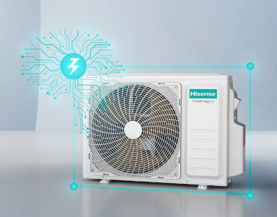 Tecnología Hi-Smart Inverter para mayor eficiencia La tecnología Hi-Smart Inverter permite que el sistema adapte su funcionamiento a la demanda real de climatización. En lugar de trabajar con arranques y paradas constantes, el equipo regula la potencia para mantener una temperatura más estable.  Esto se traduce en mayor ahorro energético, mejor confort térmico, menor desgaste del compresor y una respuesta más precisa según las necesidades de cada estancia conectada.