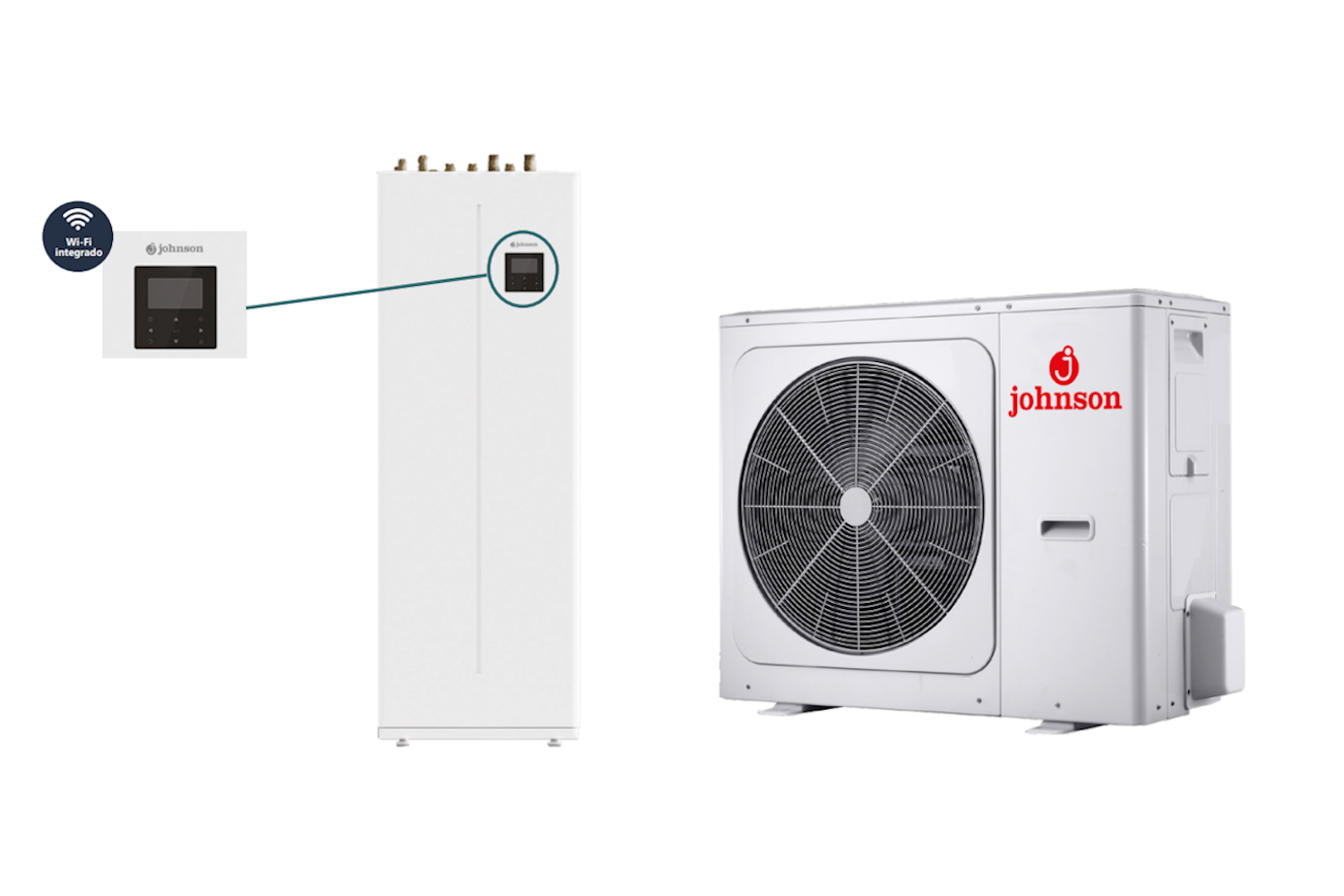 Aerotermia Biblock JOHNSON AURUM R32 MB 4 Integrable WIFI