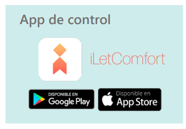 Control inteligente con WiFi y domótica integrada  Para que el usuario tenga siempre el control absoluto, este modelo incluye un mando cableado con pantalla a todo color y una interfaz intuitiva, desde el cual es posible gestionar la temperatura, priorizar modos de funcionamiento, programar horarios diarios o semanales, controlar dos zonas independientes y activar funciones como el bloqueo infantil o el visor de códigos de error. Y si prefieres controlar todo desde cualquier lugar, su conexión WiFi integrada te permite gestionar el sistema desde una sencilla aplicación móvil. Asimismo, es totalmente compatible con sistemas de domótica ModBus y Smart Grid, optimizando aún más el consumo energético y permitiendo su integración con energía solar fotovoltaica.