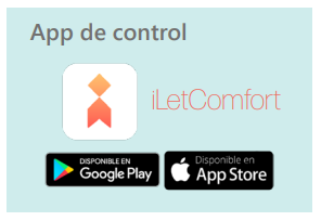 Control Inteligente y Conectividad El JOHNSON AURUM R32 M 80 WIFI ofrece amplias opciones de control: Conexión WiFi integrada que permite gestionar el equipo desde una app móvil con funciones avanzadas. Control por cable con sensor ambiente, para gestionar modos, parámetros, bloqueo infantil y códigos de error. Posibilidad de control de ambiente en dos zonas y programadores diarios y semanales. Compatible con sistemas domóticos gracias a su protocolo ModBus. Integrable con sistemas solares fotovoltaicos (Smart Grid) y sistemas térmicos o calderas, permitiendo un sistema energético híbrido y eficiente.