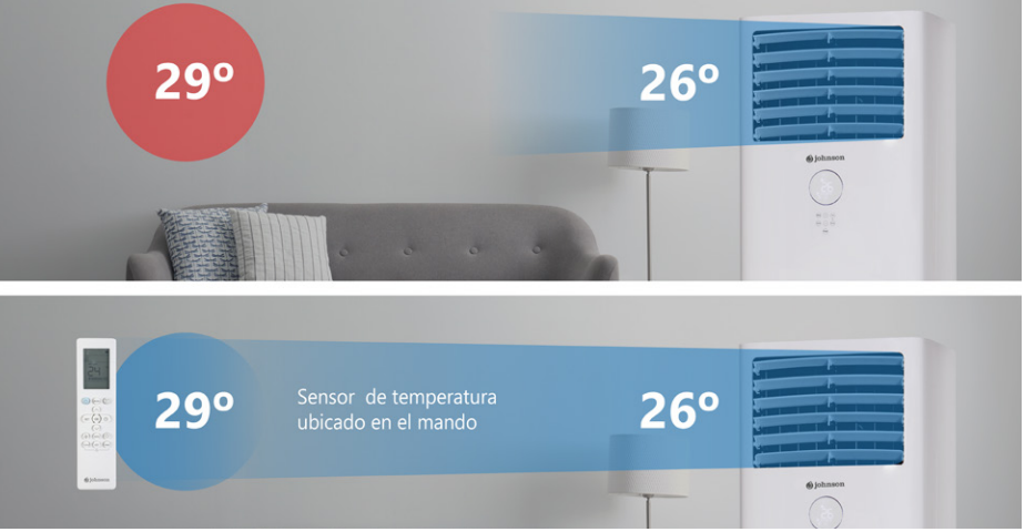 🔹 Función Follow Me para mayor precisión El mando a distancia incorpora sensor de temperatura, por lo que la máquina ajusta automáticamente la climatización en función de la temperatura real que te rodea, garantizando máxima precisión y ahorro energético.