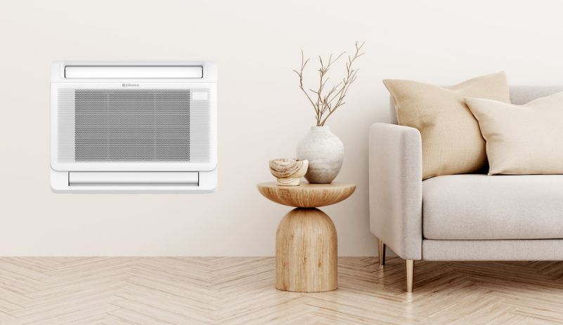 La Consola de Suelo JOHNSON JPMV3 combina confort, diseño elegante y funcionalidad intuitiva, convirtiéndola en una solución ideal para climatizar cualquier estancia del hogar o la oficina. Su formato de instalación baja, tipo consola, permite una integración perfecta en el entorno, especialmente en lugares donde no es posible instalar un split mural.