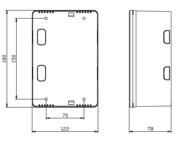 Medidas del Control Centralizado JOHNSON JVRC30CM