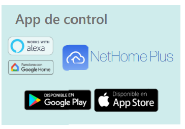 Además, con la conexión Wi-Fi incluida, podrás controlar el equipo desde tu móvil o tablet mediante una app sencilla e intuitiva, e incluso realizar un autodiagnóstico con más de 90 parámetros disponibles para resolver incidencias al instante.