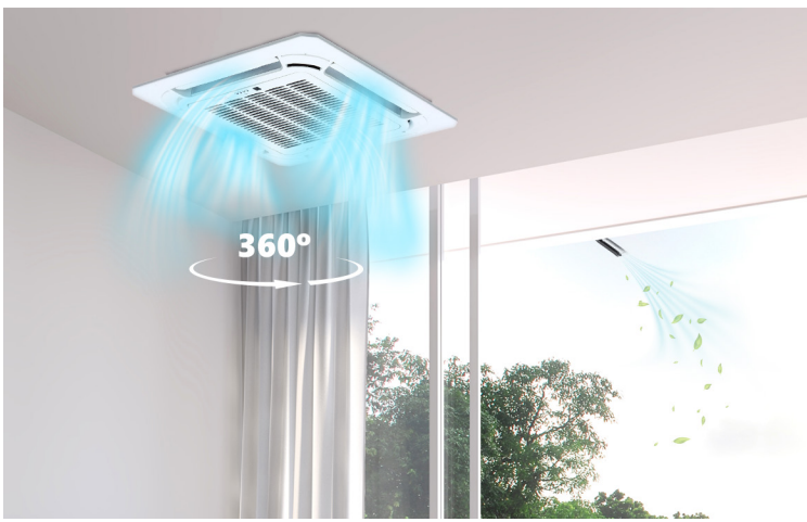 El Fancoil Cassette 4 vías JOHNSON MISTRALCAS 75 está diseñado para ofrecer una climatización eficiente, uniforme y silenciosa en espacios amplios como oficinas, comercios y áreas comunes. Su flujo de aire 360º garantiza una distribución homogénea de la temperatura en toda la estancia, proporcionando máximo confort en cada rincón.