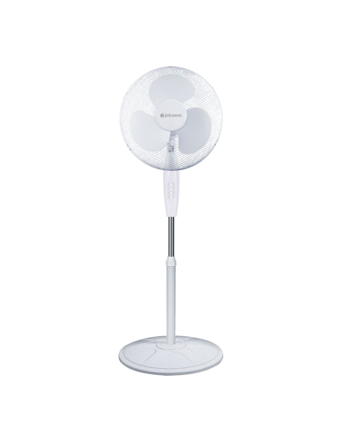 Ventilador de Pie JOHNSON VIRO16A Ventilador de Pie JOHNSON VIRO16A: 40,70 cm, 45W y altura ajustable para refrescar cualquier estancia