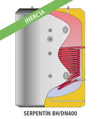 Depósito de Inercia con Serpentín LAPESA MASTER INERCIA MV-IS