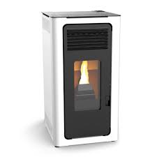 Estufa de Pellet LASIAN AUDAX 6kW Blanco