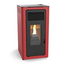 Estufa de Pellet LASIAN AUDAX 6 Burdeos