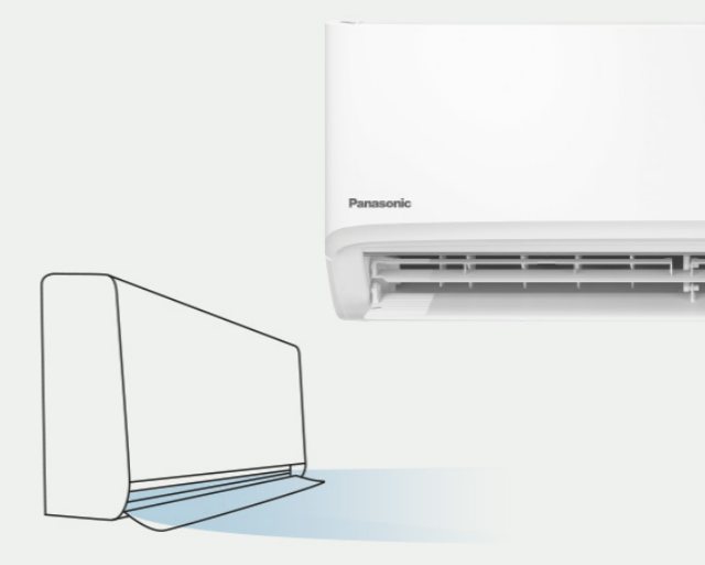 Aerowings para una distribución más uniforme del aire La tecnología Aerowings utiliza dos lamas para dirigir y concentrar el caudal de aire, ayudando a alcanzar rápidamente la temperatura deseada.  Una vez climatizada la estancia, las lamas pueden dirigir el aire hacia el techo para favorecer una distribución más uniforme y reducir la sensación de recibir constantemente una corriente fría directa.  El resultado es una experiencia de climatización más confortable, con una distribución del aire pensada para llegar de manera homogénea a diferentes zonas de la habitación.