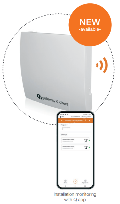 Monitorización y configuración digital con Q tool y app Q