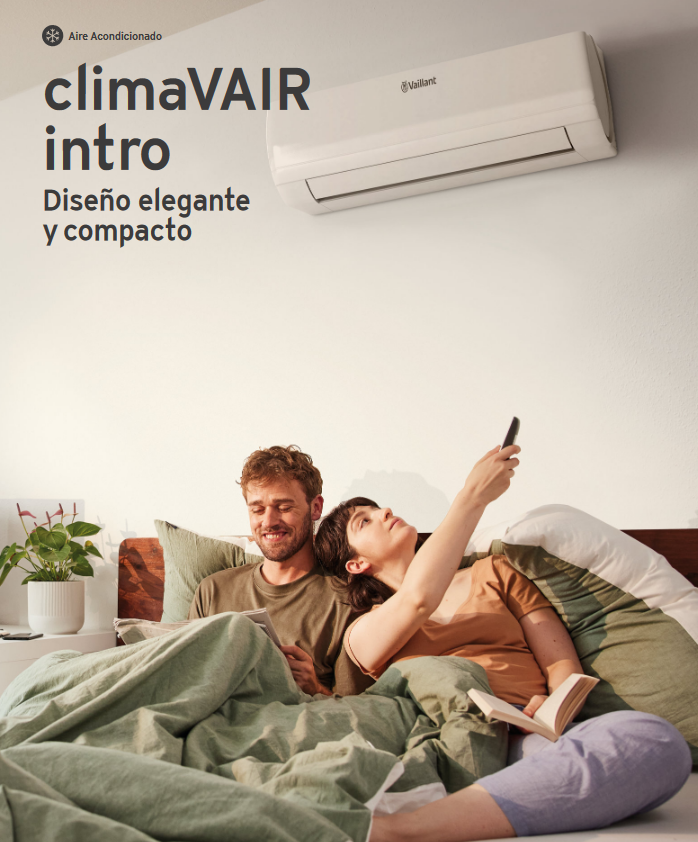 El Aire Acondicionado VAILLANT ClimaVAIR Intro VAIL 1-030 WN es la solución perfecta para quienes buscan un equipo eficiente, ecológico y elegante para su hogar o espacio de trabajo. Este modelo destaca por su diseño compacto y sofisticado, ideal para integrarse en cualquier estilo de decoración.