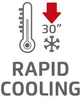Enfriamiento y calentamiento rápido Las funciones de Rapid Cooling y Rapid Heating permiten alcanzar la temperatura deseada en menos tiempo. En verano, el equipo enfría rápidamente la habitación para ofrecer una sensación de frescor inmediata. En invierno o entretiempo, el modo calefacción ayuda a calentar el ambiente con rapidez.  Esta respuesta rápida es muy práctica para el día a día, especialmente cuando se llega a casa y se quiere disfrutar de una estancia confortable sin largas esperas.