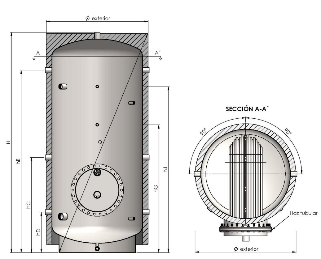 Dimensiones VIHT-136L CLOTH