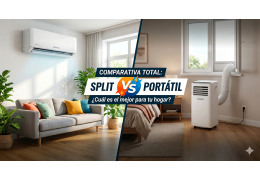Aire Acondicionado Split vs. Portátil: ¿Cuál elegir para enfriar tu casa al mejor precio?